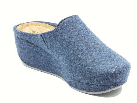 Grunland Grunland RAPY CI1541 Blu Pantofole per Donna in tessuto Blu