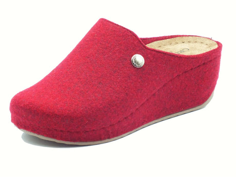 Grunland Grunland RAPY CI1541 Bordò Pantofole per Donna in tessuto Bordò