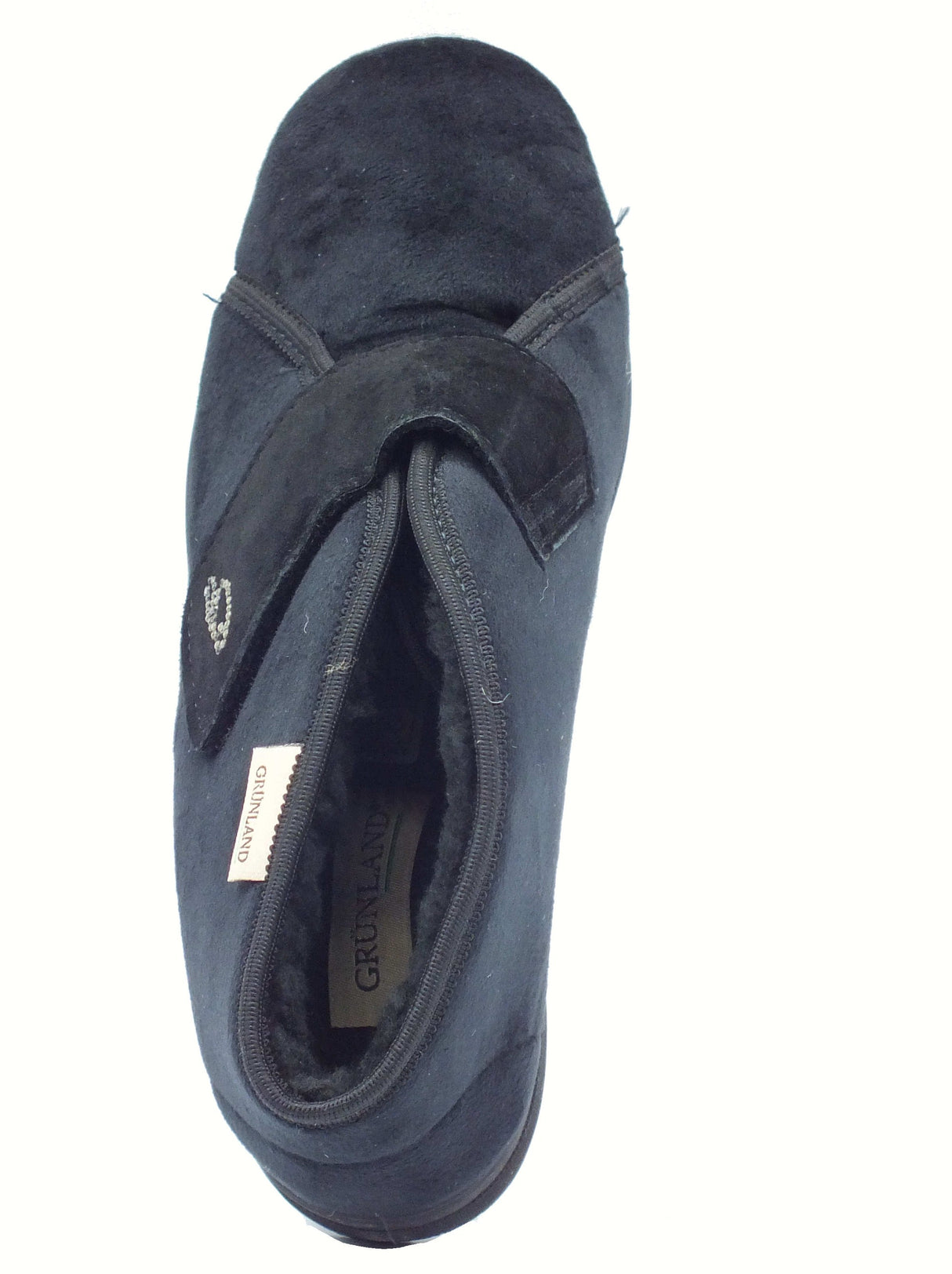 Grunland Grunland IRAE PA1087 Nero Pantofole chiuse per Donna in tessuto nero Nero