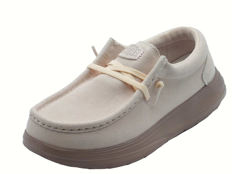 Hey Dude HeyDude 42641 Wendy Comf Blush Scarpe per Donna in camoscio beige rosa Wendy Comf Blush