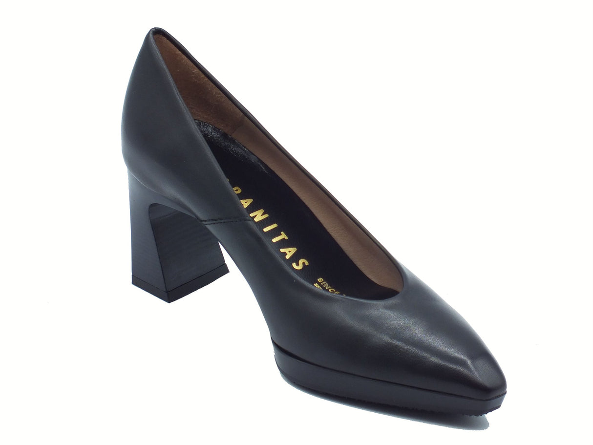 Hispanitas Hispanitas Decoltè con tacco Donna HI254245 Black pelle nero Black
