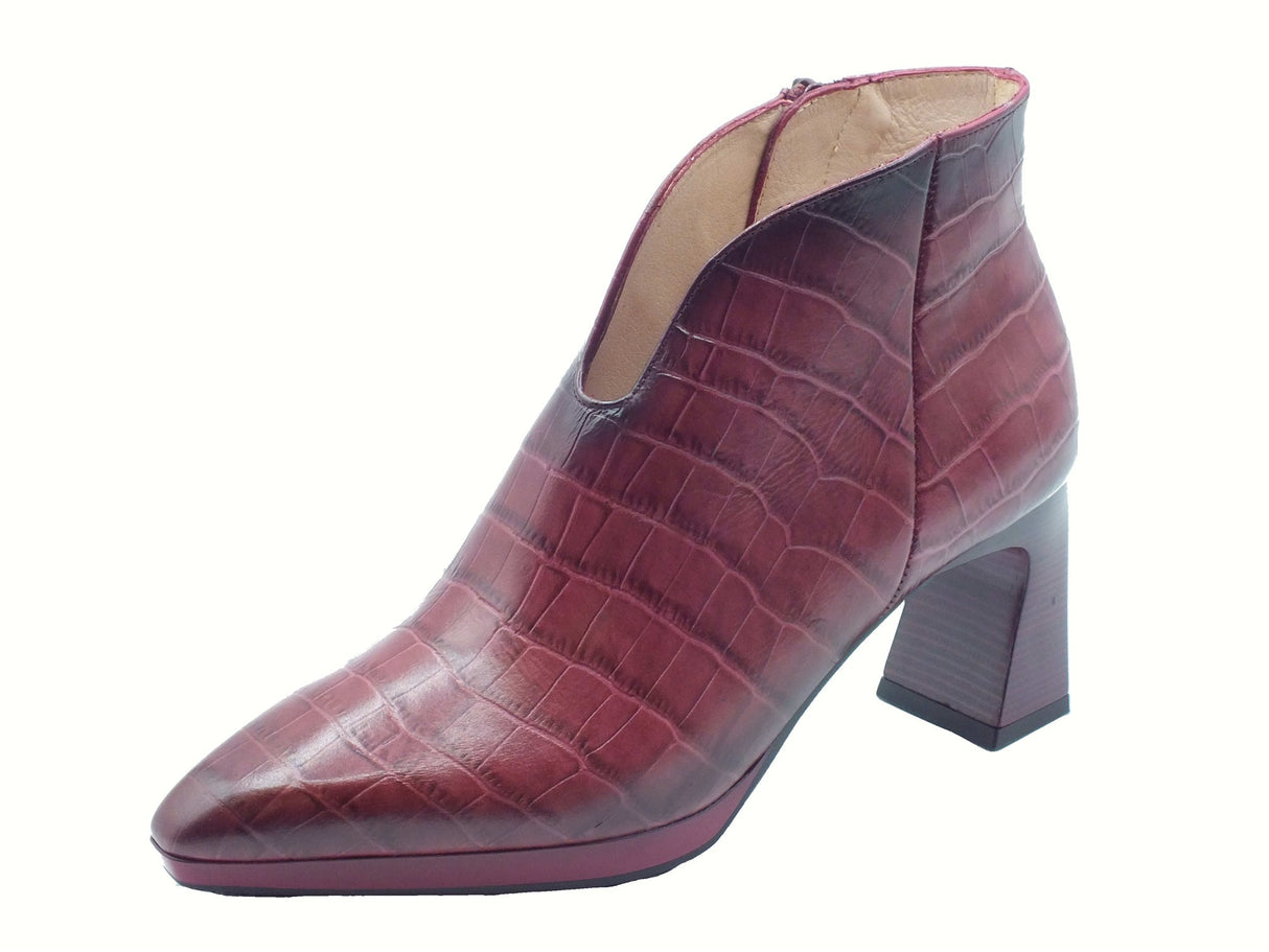 Hispanitas Hispanitas HI254270 Arizona Wine Tronchetti per Donna in pelle tacco alto Arizona Wine