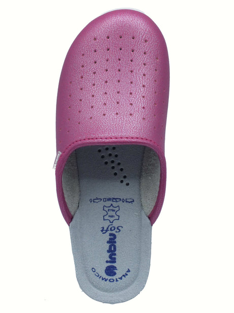 InBlu InBlu 5000033N Azalea Pantofole per Donna sottopiede anatomico in pelle Azalea