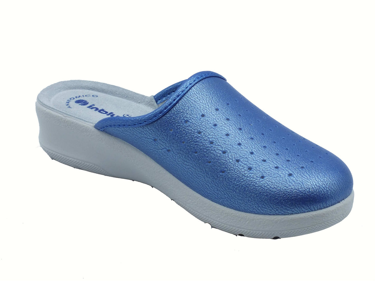 InBlu InBlu 5000033N Jeans Pantofole per Donna sottopiede anatomico in pelle Jeans