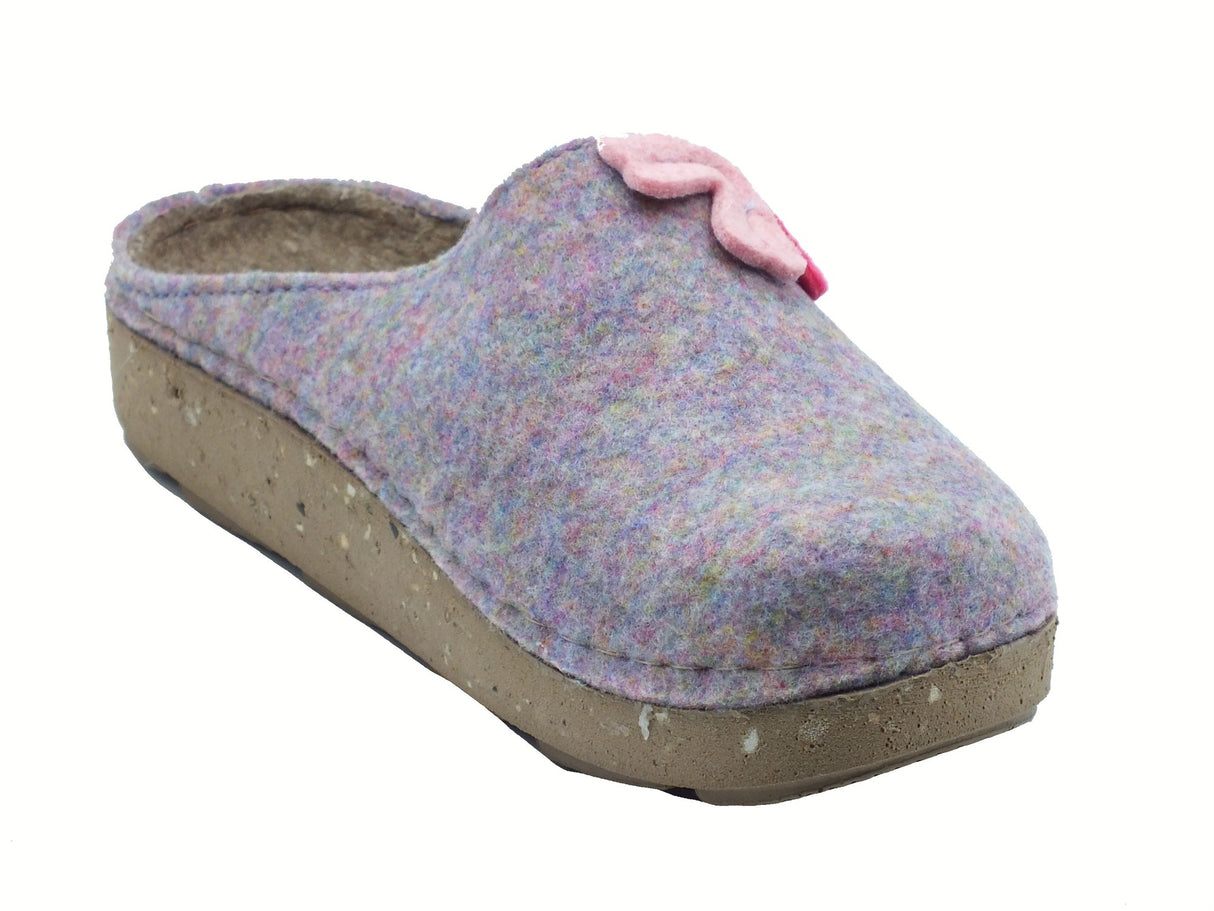 InBlu InBlu ED000028 Glicine Pantofole per Donna in lana cotta rosa Glicine
