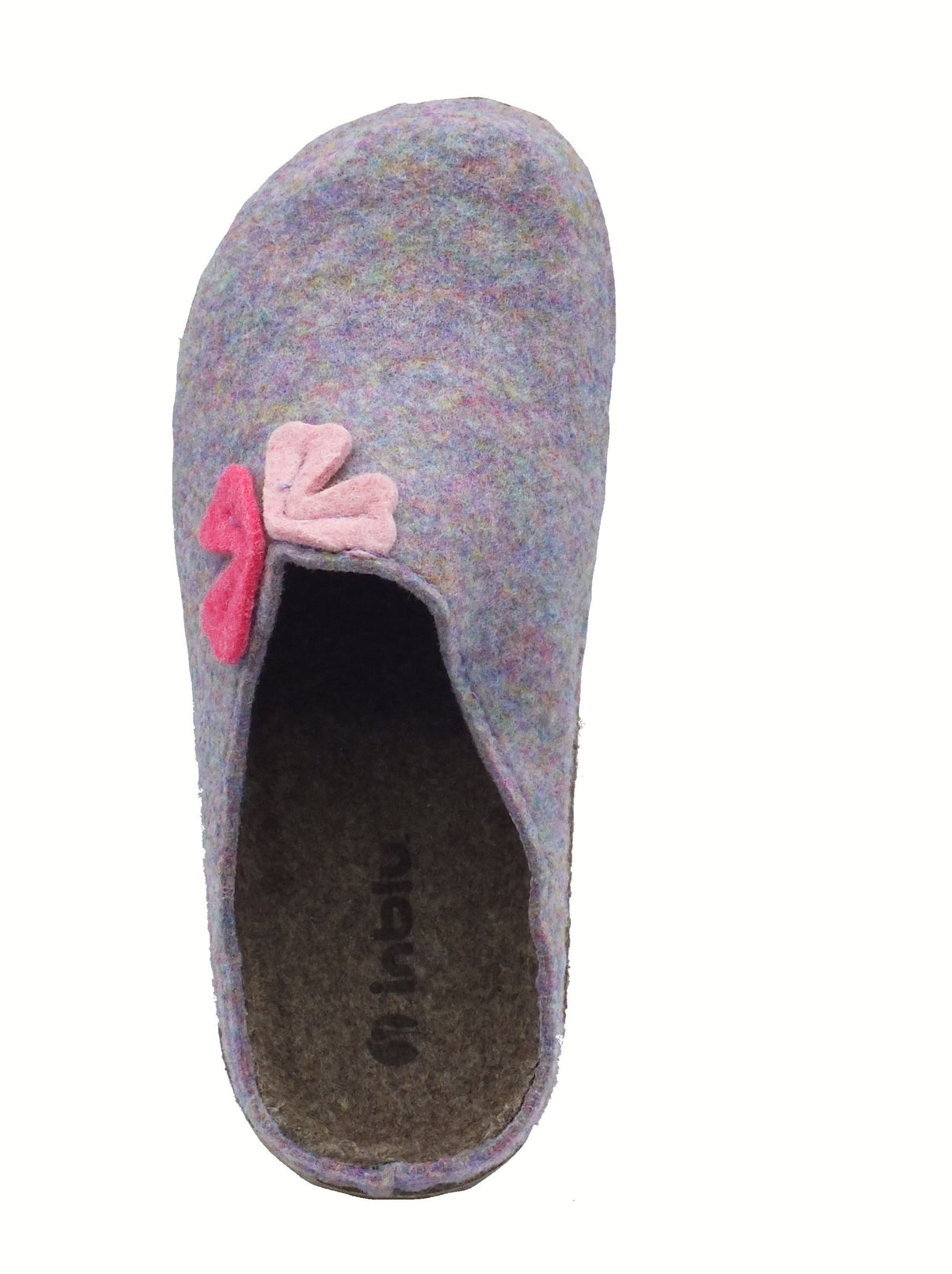 InBlu InBlu ED000028 Glicine Pantofole per Donna in lana cotta rosa Glicine