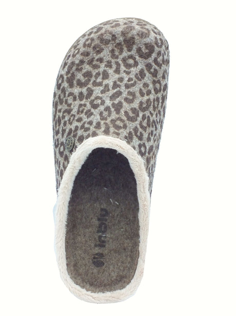 InBlu InBlu ED000030 Tortora Pantofole per Donna in tessuto Tortora