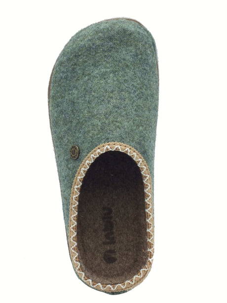 InBlu InBlu ED000031 Menta Pantofole per Donna in tessuto verde Menta