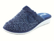 InBlu InBlu LB000110 Blu Pantofole per Donna in lana con fodera in tessuto Blu