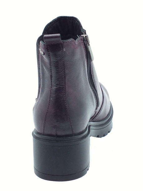 Igi&Co Igi&Co 8651522 Capra Bordò Tronchetti con tacco per Donna in pelle bordò Bordò