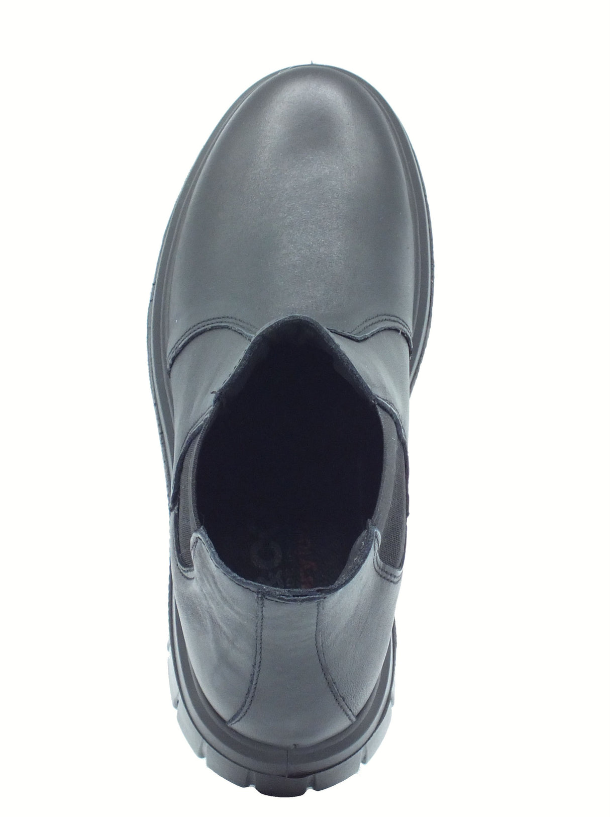 Igi&Co Igi&Co 8653200 Nappa Soft Nero Tronchetti con zeppa per Donna in pelle Nappa Soft Nero