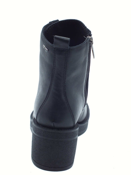 Igi&Co Igi&Co 8660400 Nappa Soft Nero Anfibi per Donna in pelle con tacco Nero