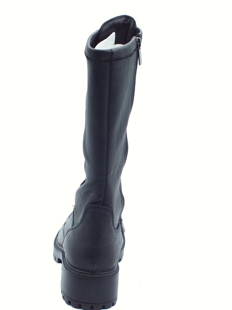 Igi&Co Igi&Co 8663100 Cap Met Pa Nero Anfibi per Donna in pelle con lampo e lacci Nero