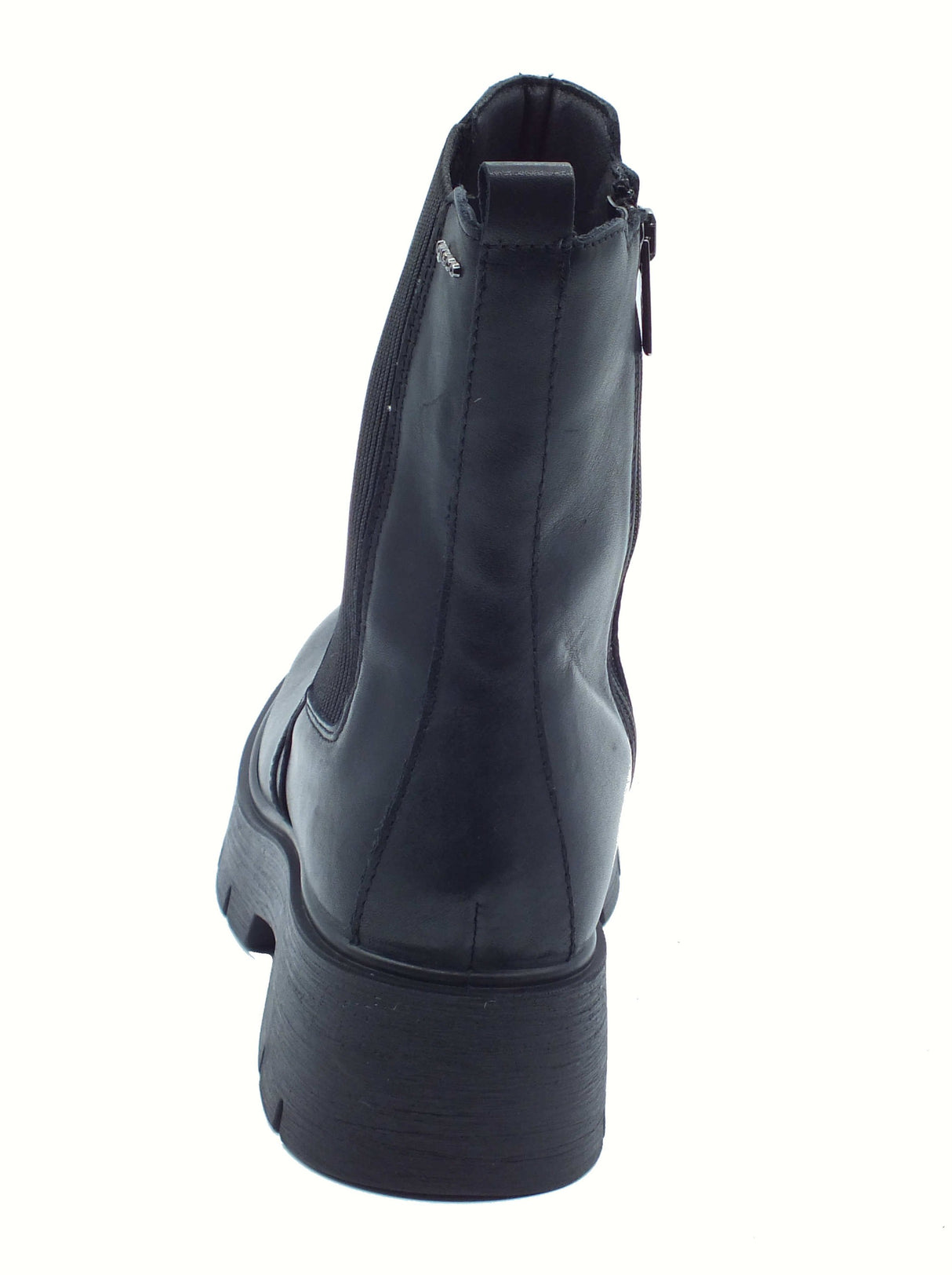 Igi&Co Igi&Co 8665600 Nappa Soft Nero Tronchetti con tacco per Donna in pelle Nero