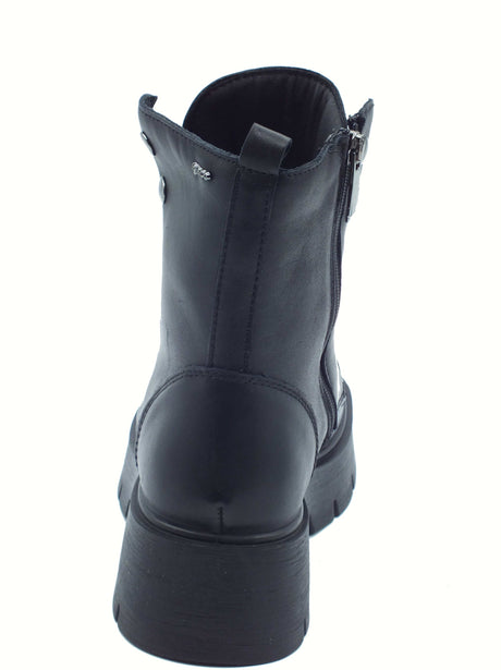 Igi&Co Igi&Co 8665833 Nappa Soft Nero Scarponcini per Donna in pelle nera Nero