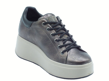 Igi&Co Igi&Co 8671511 Vintage Bronzo Sneakers con zeppa per Donna in pelle Vintage Bronzo