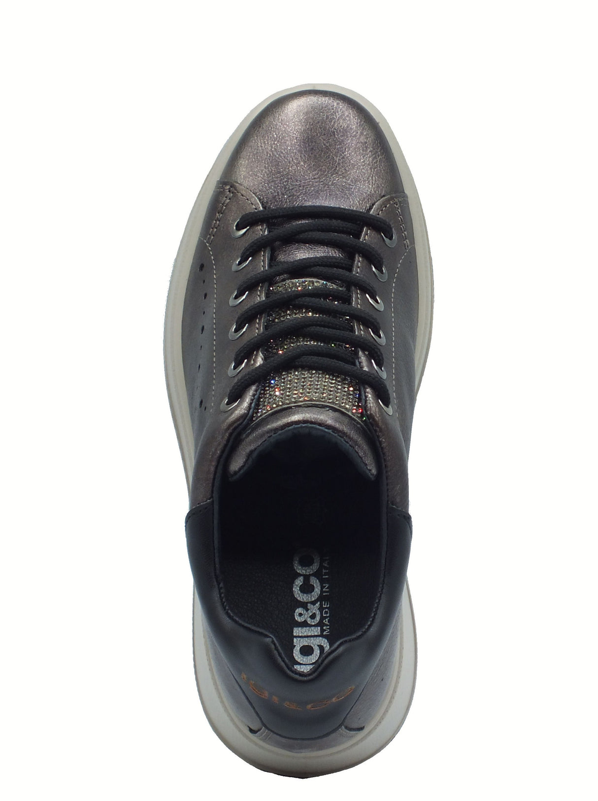 Igi&Co Igi&Co 8671511 Vintage Bronzo Sneakers con zeppa per Donna in pelle Vintage Bronzo