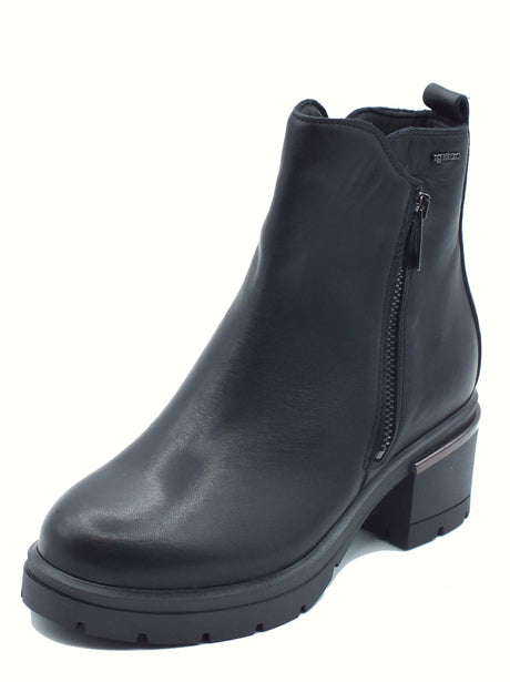 Igi&Co Igi&Co 8693900 Nappa Soft Nero Tronchetti con tacco per Donna in pelle nera Nero