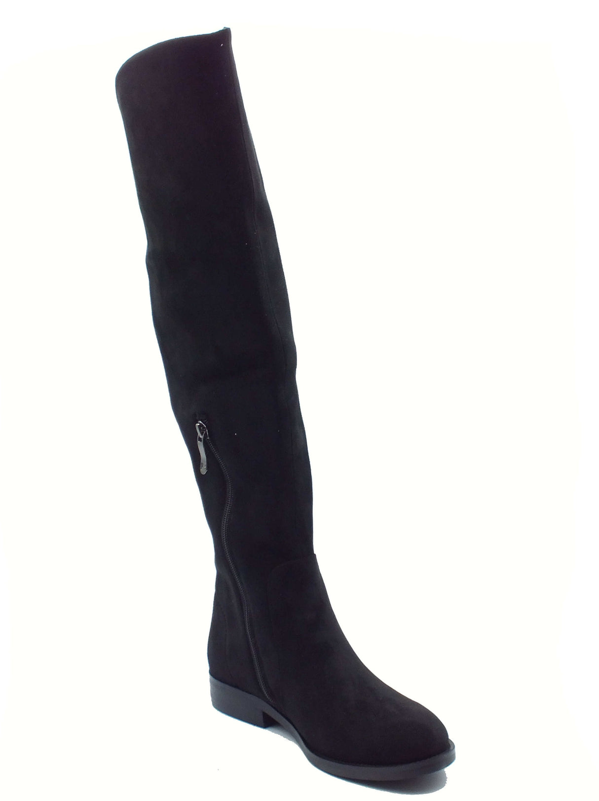 Laura Biagiotti Laura Biagiotti 9302 Micro Black Stivali con tacco per Donna in camoscio Black