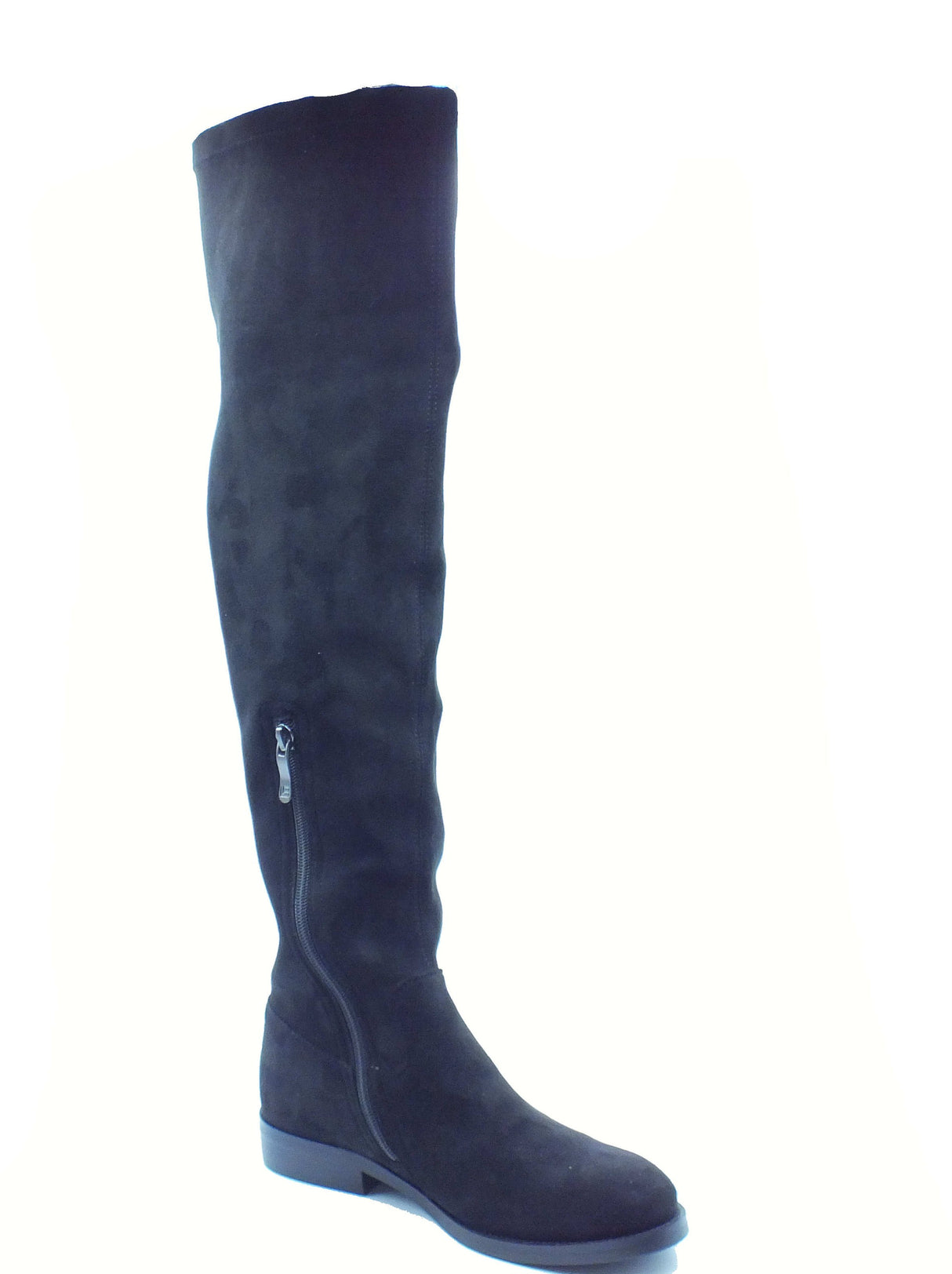 Laura Biagiotti Laura Biagiotti 9303 Micro Stretch Black Stivali con tacco per Donna in camoscio Black