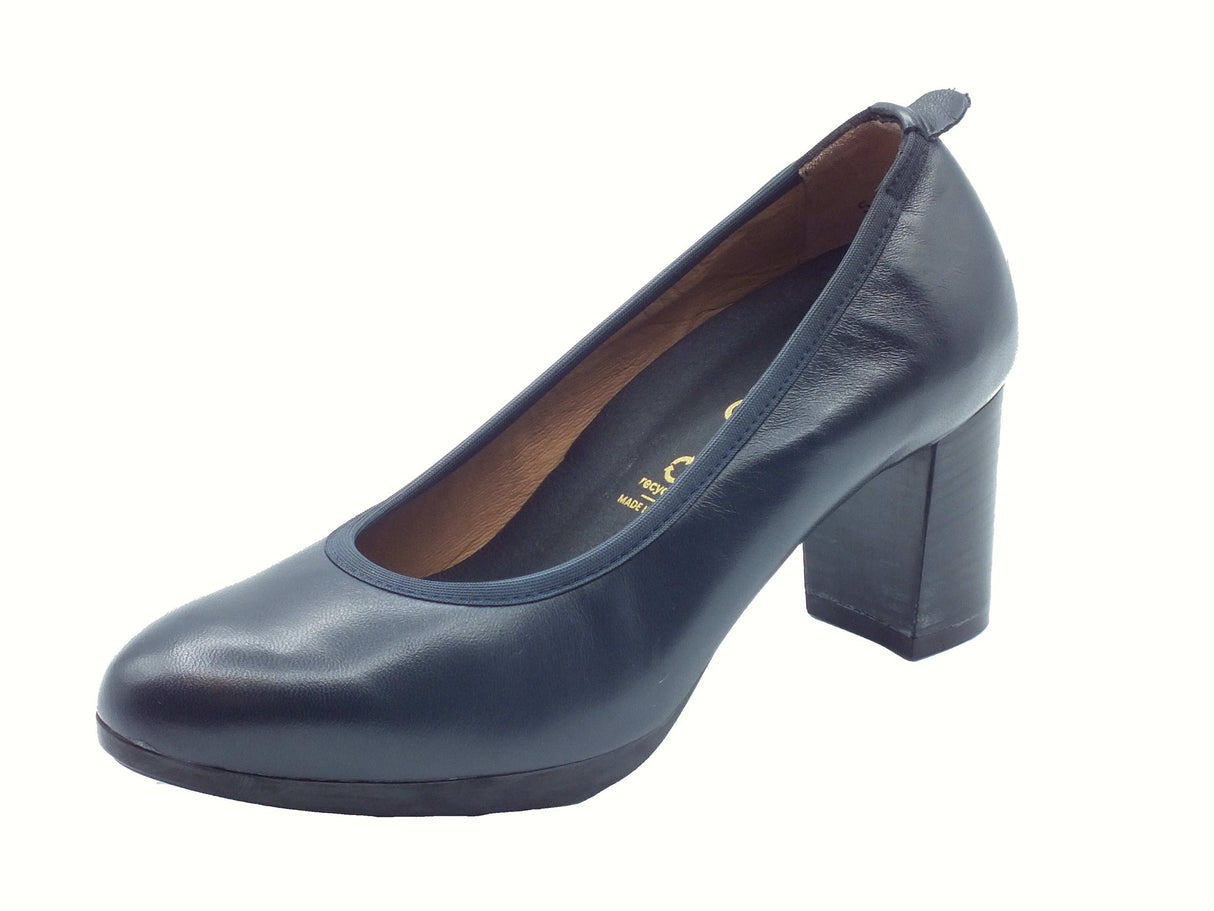 Melluso Melluso D5154 Nicole Navy Decoltè per Donna in pelle con tacco Nicole Navy