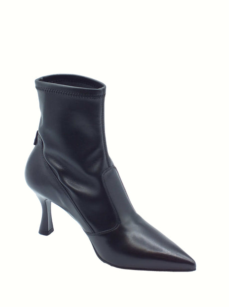 Nero Giardini NeroGiardini I410830D Nappa Pand. Nero Tronchetti eleganti per Donna in pelle con tacco Nappa Pand