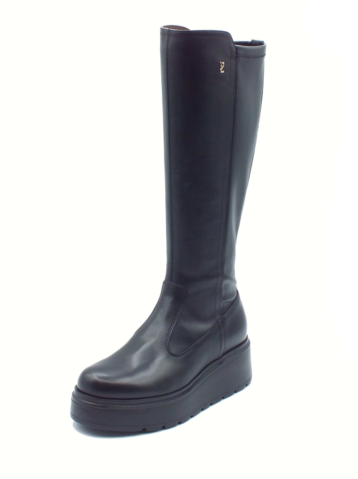 Nero Giardini NeroGiardini I514902D Nero Stivali per Donna in pelle con lampo Black