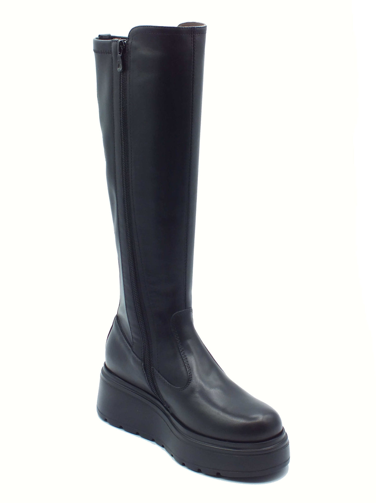 Nero Giardini NeroGiardini I514902D Nero Stivali per Donna in pelle con lampo Black