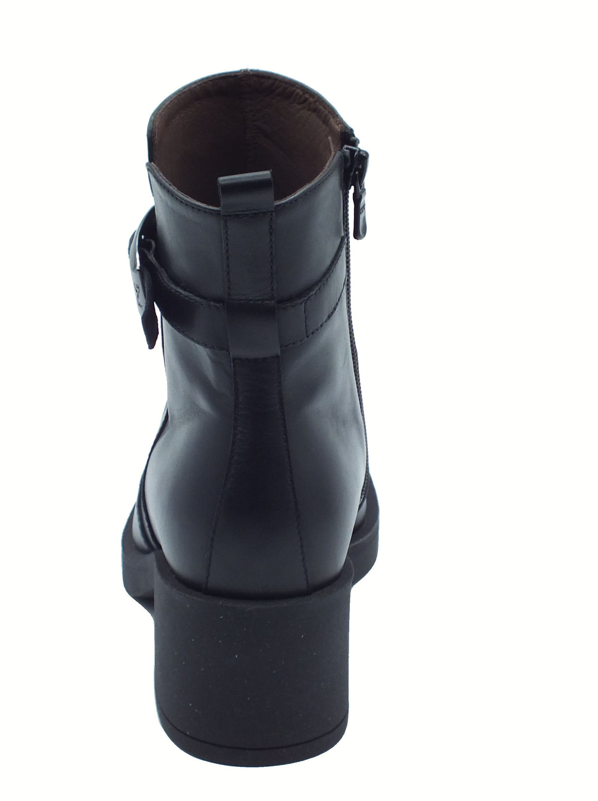 Nero Giardini NeroGiardini I513870D Guanto Nero Tronchetti per Donna in pelle con lampo Nero