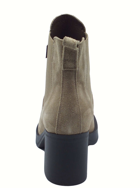 Nero Giardini NeroGiardini I513890D Arold Argilla Tronchetti Beatles per Donna in nabuk tacco alto Arold Argilla