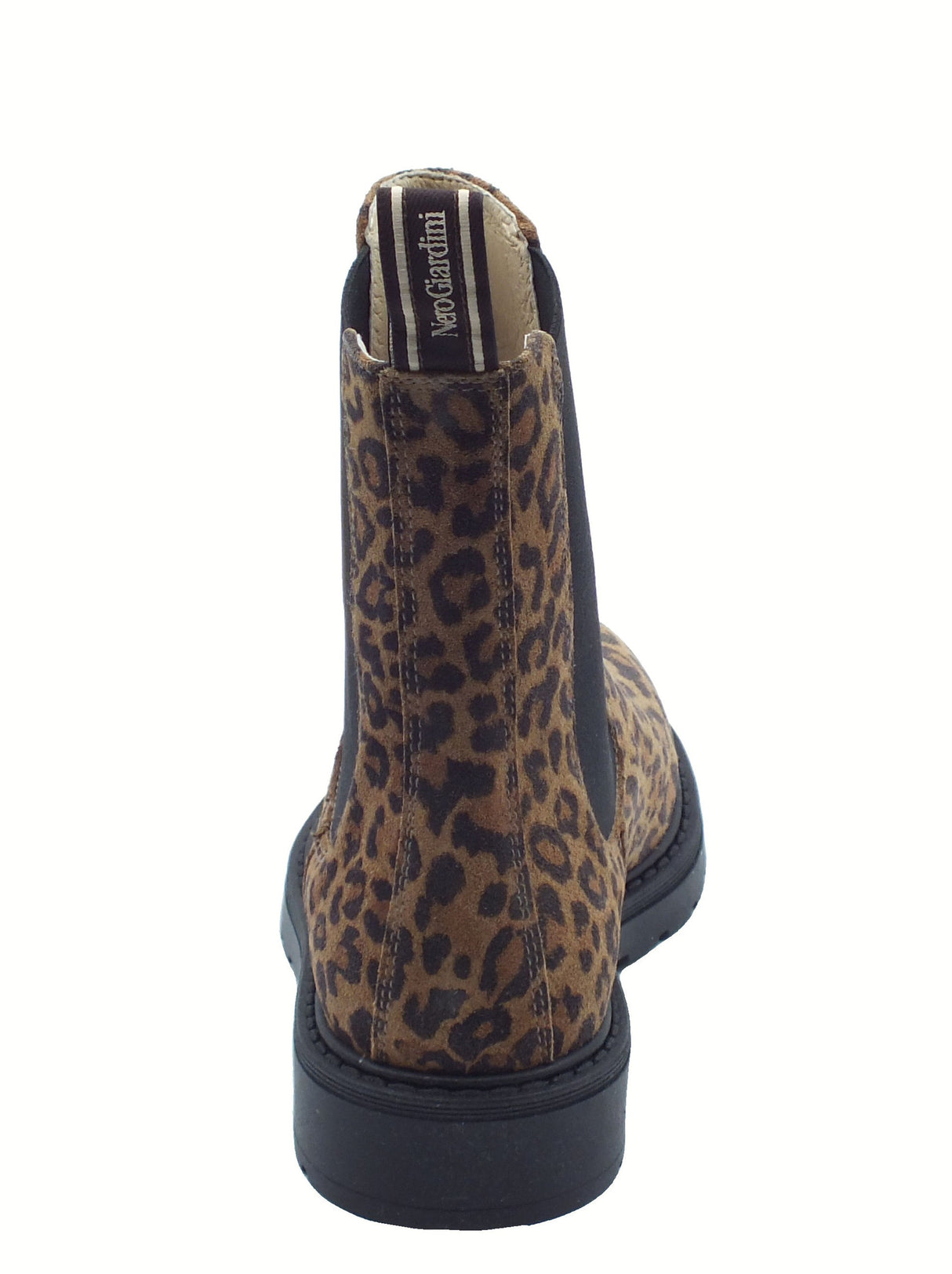 Nero Giardini NeroGiardini I513941D Volga Col. Maculato Tronchetti con tacco basso per Donna in camoscio Maculato