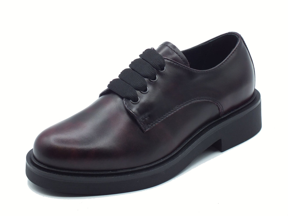 Nero Giardini NeroGiardini I513972D Manolete Bordò Francesine per Donna in pelle con tacco Bordò