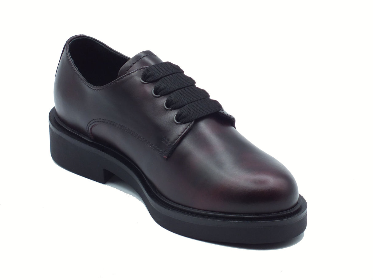 Nero Giardini NeroGiardini I513972D Manolete Bordò Francesine per Donna in pelle con tacco Bordò