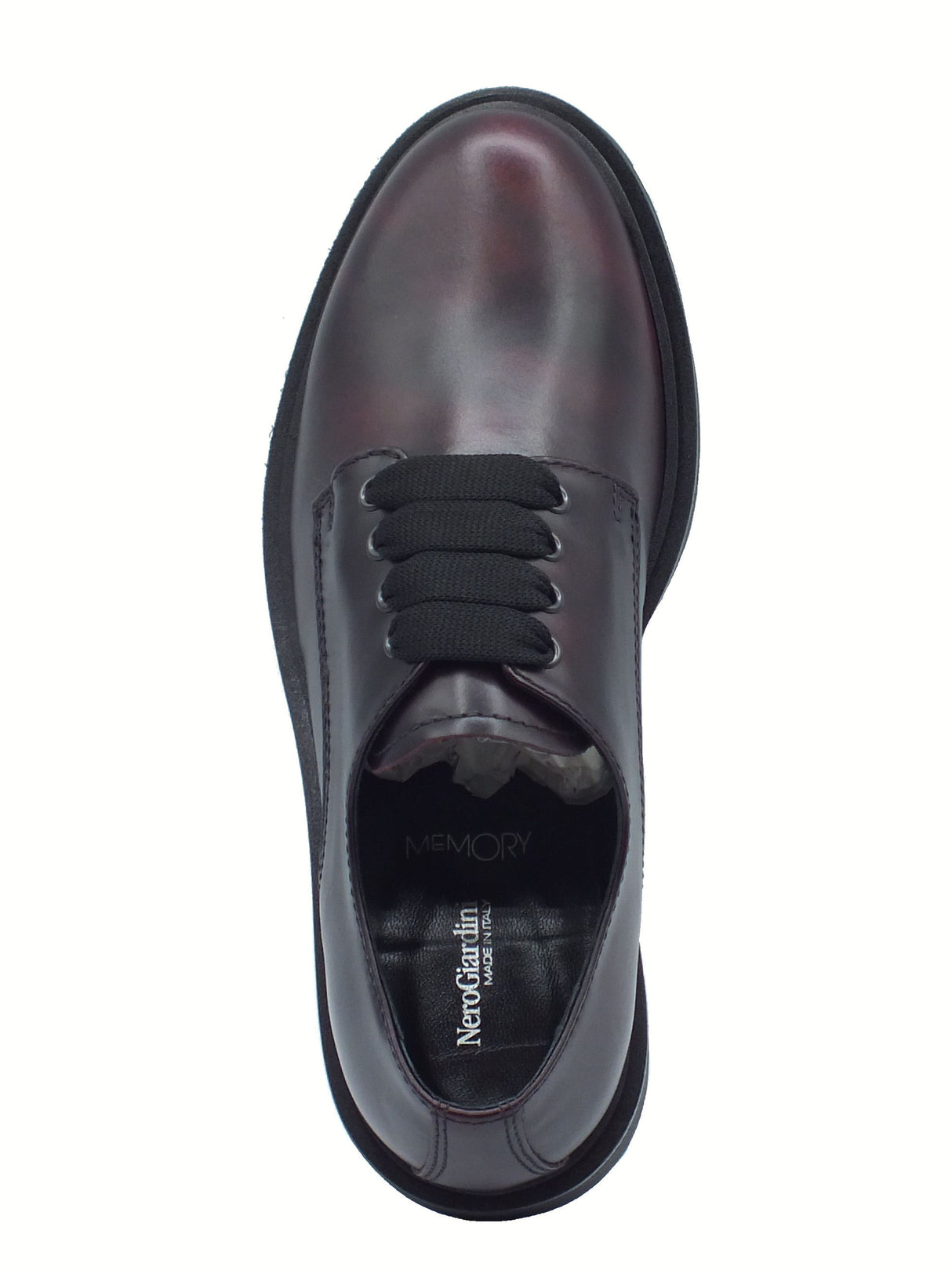 Nero Giardini NeroGiardini I513972D Manolete Bordò Francesine per Donna in pelle con tacco Bordò