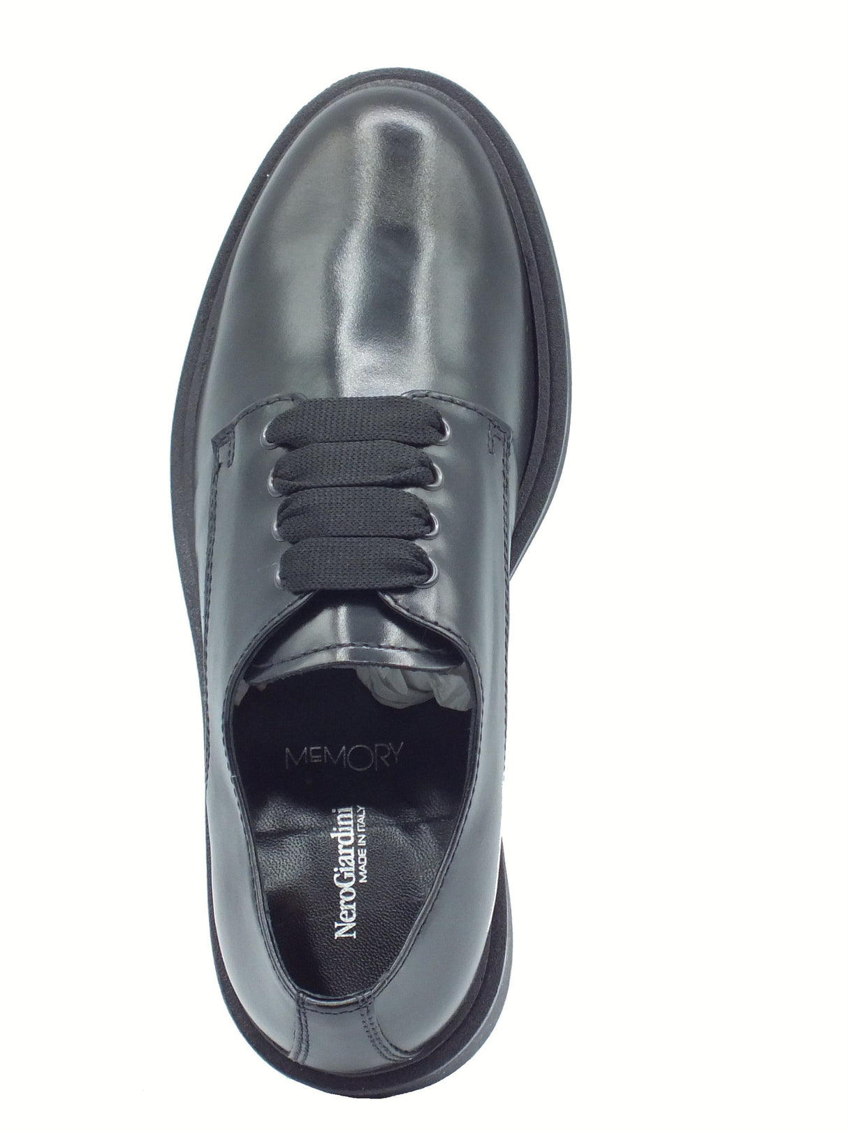 Nero Giardini NeroGiardini I513972D Prince Nero Francesine per Donna in pelle con tacco Nero