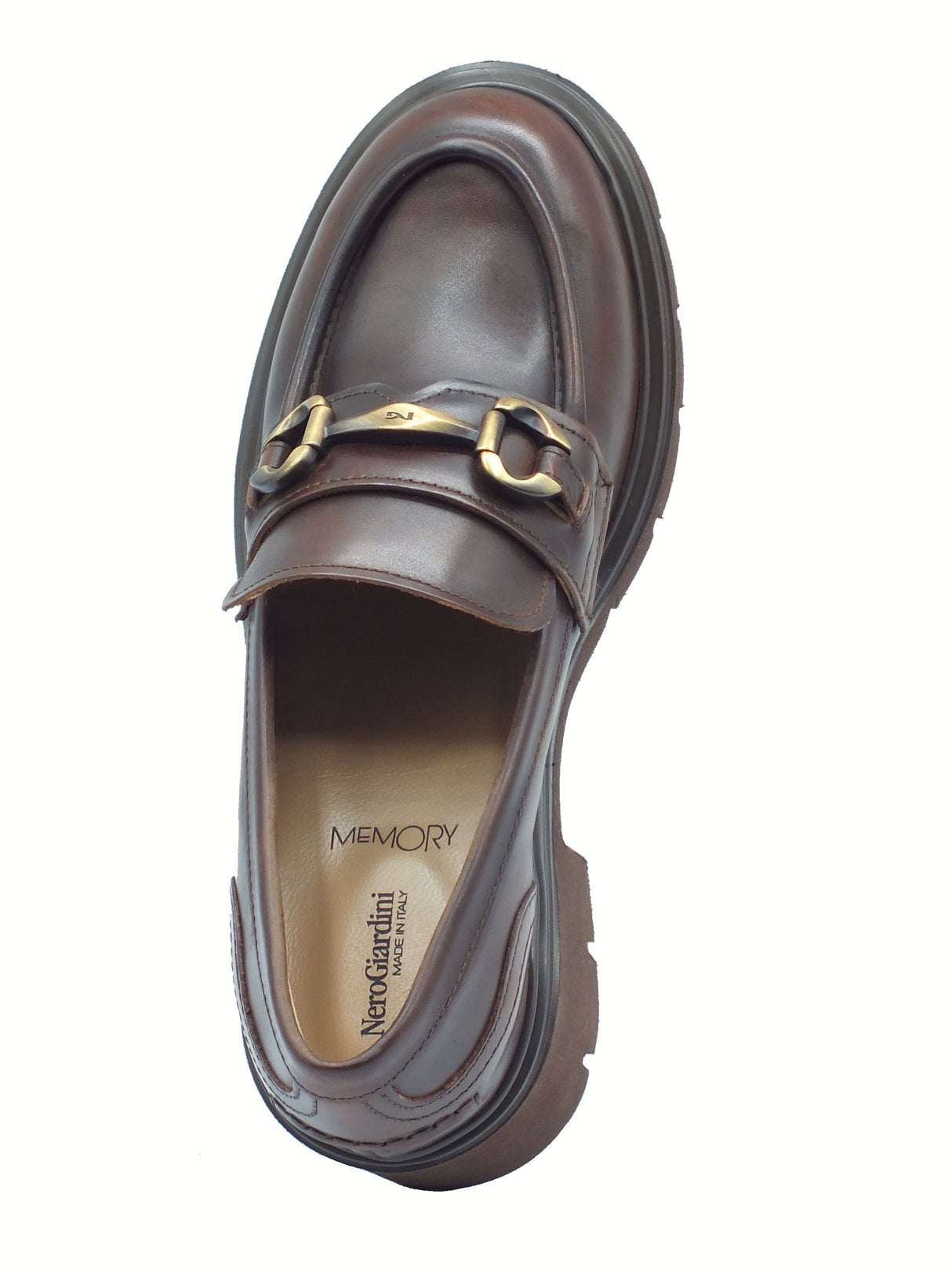 Nero Giardini NeroGiardini I513981D Delavato Beige Mocassini per Donna in pelle Beige