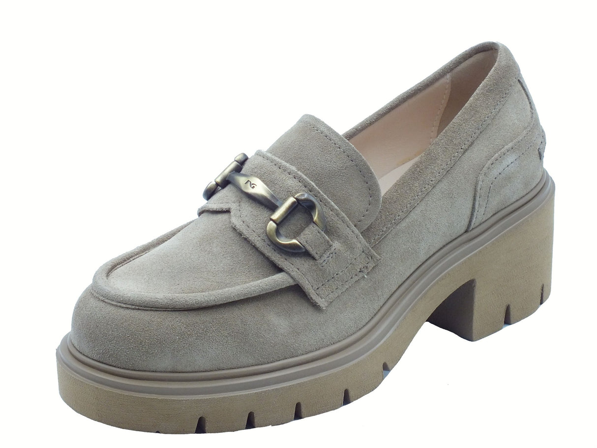 Nero Giardini NeroGiardini I513984 Arold Argilla Mocassini per Donna in camoscio Argilla