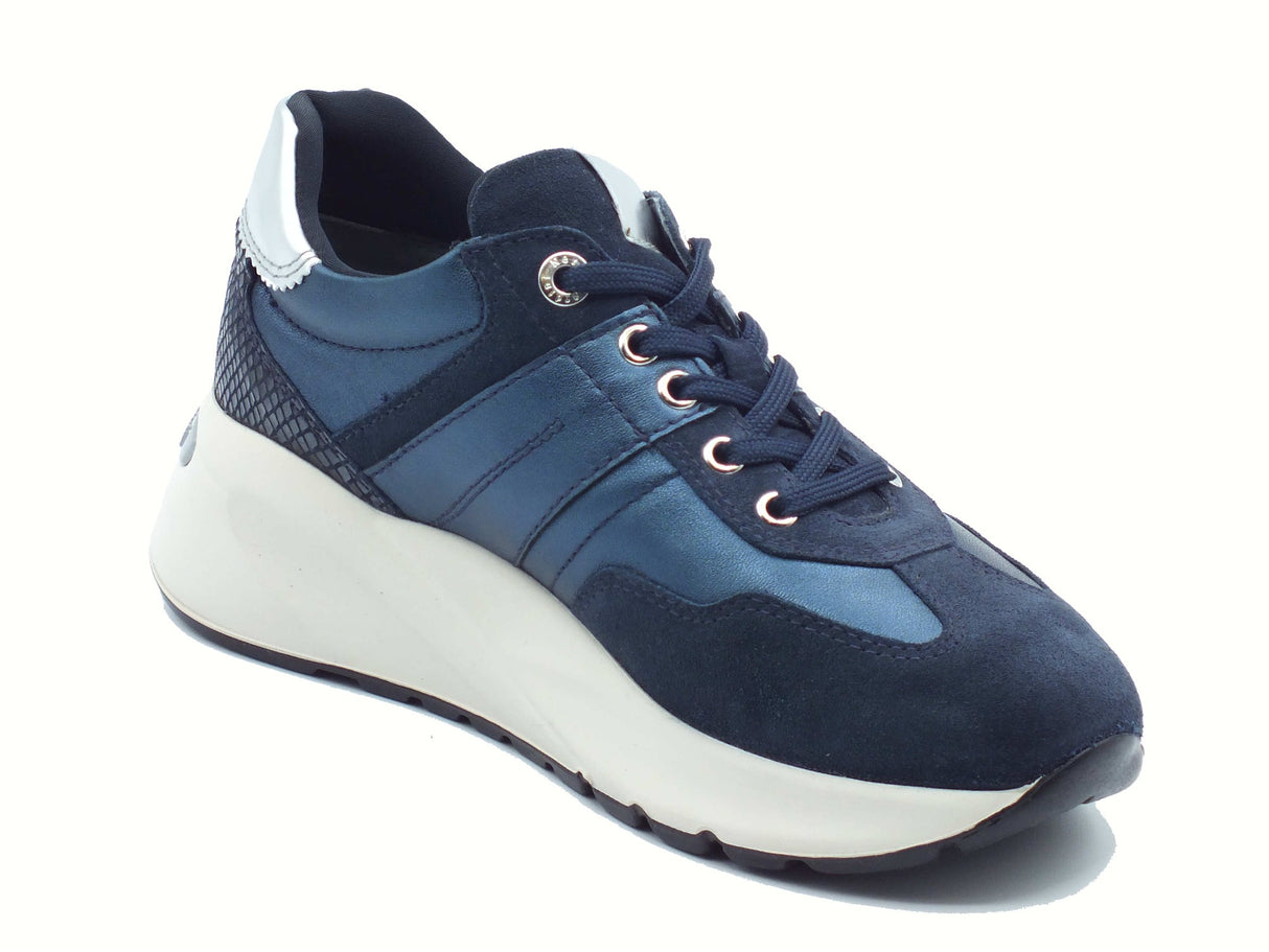 Nero Giardini NeroGiardini I514065D Velour Incanto Sneakers per Donna in nabuk e pelle zeppa media Incanto