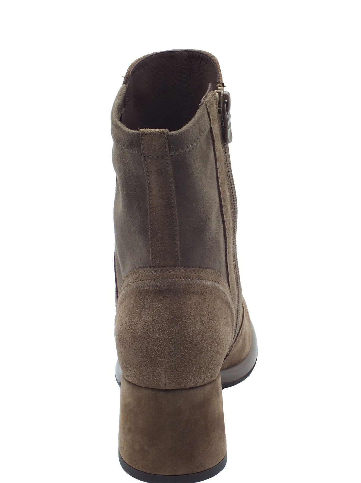 Nero Giardini NeroGiardini I514311D Velour Col. Spago Tronchetti Donna in camoscio e tessuto elasticizzato Velour Col. Spago