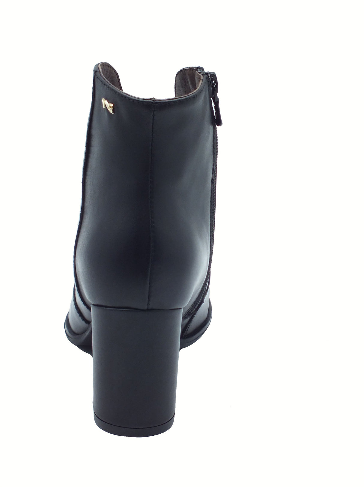 Nero Giardini NeroGiardini I514340D Guanto Nero Tronchetti per Donna in pelle tacco alto Nero