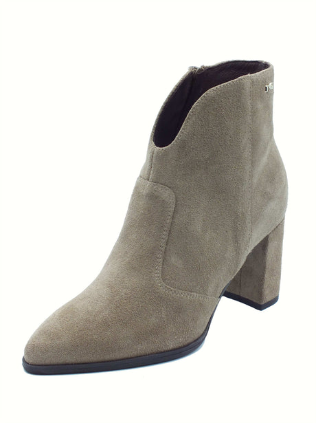 Nero Giardini NeroGiardini I514342D Arold Velour Argilla Tronchetti per Donna in nabuk tacco alto Argilla