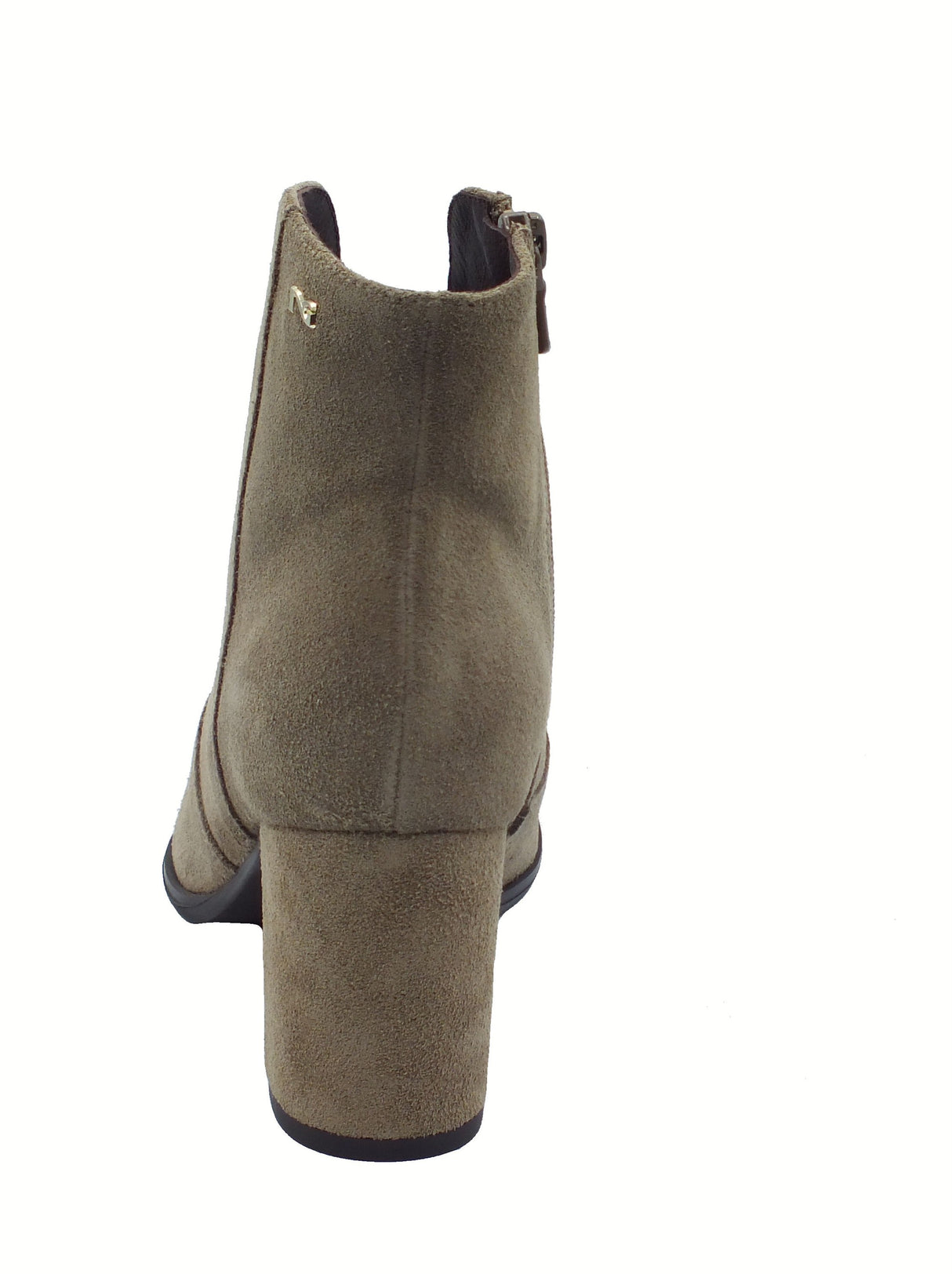 Nero Giardini NeroGiardini I514342D Arold Velour Argilla Tronchetti per Donna in nabuk tacco alto Argilla