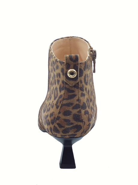 Nero Giardini NeroGiardini I514441DE Volga Maculato Tronchetti eleganti per Donna in nabuk tacco rocchetta Volga Maculato