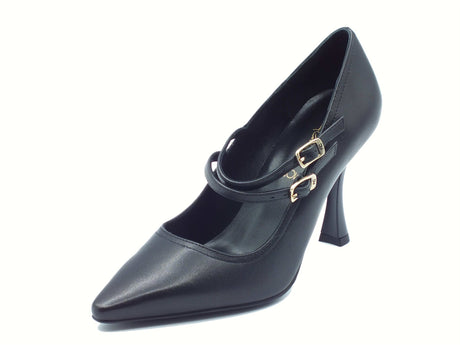 Nero Giardini NeroGiardini I514490DE Nappa Pand. Nero Decoltè eleganti per Donna in pelle con tacco Nappa Pand