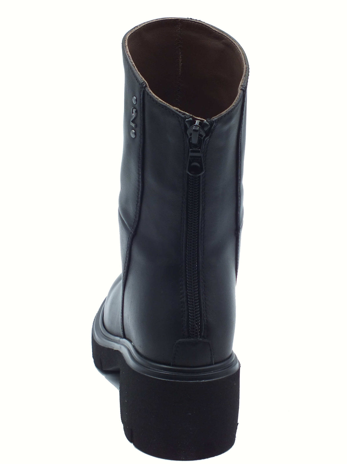 Nero Giardini NeroGiardini I514818 Sagar Deco Nero Tronchetti accollati Donna in pelle tacco medio Nero