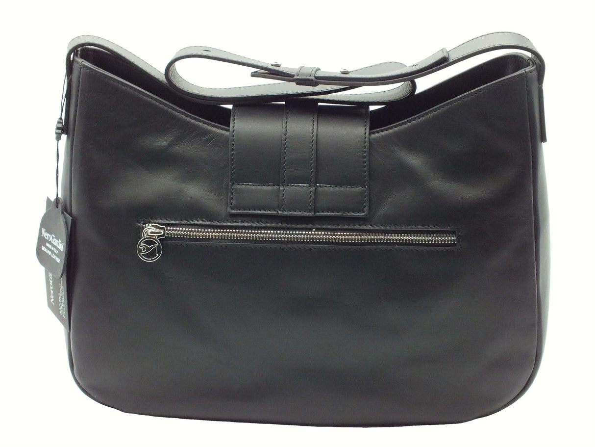 Nero Giardini NeroGiardini I544021D Nero Borsa per Donna in pelle con lampo Nero