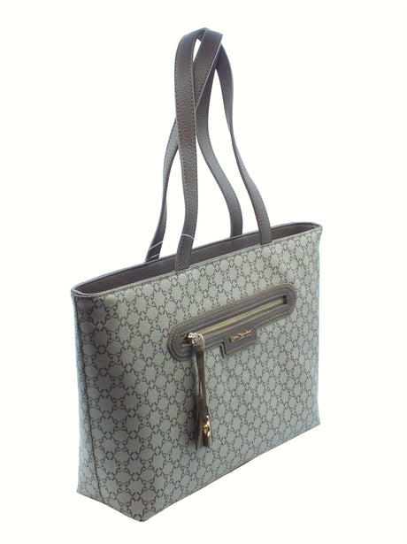 Nero Giardini NeroGiardini I544060D T.Giove Ecru Borsa per Donna in ecopelle con lampo Ecru