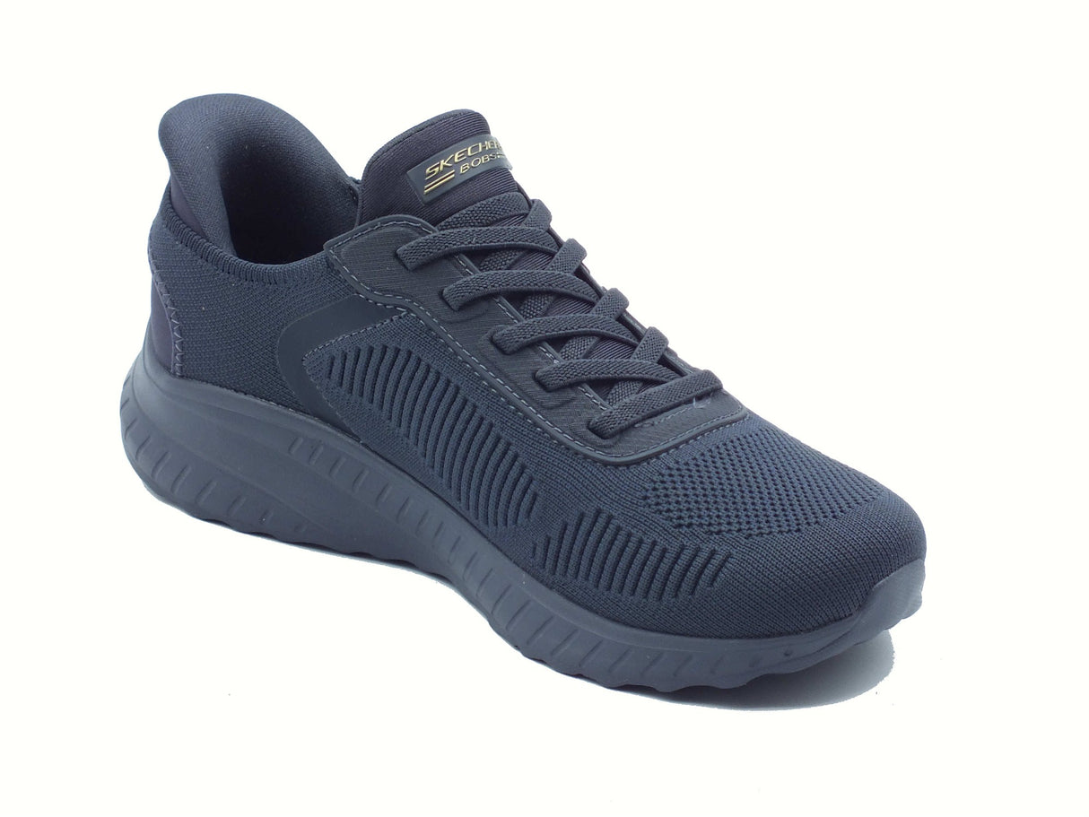 Skechers Skechers 117497 Bobs Current Muse Dark Navy Slip-On per Donna in tessuto blu Dark Navy