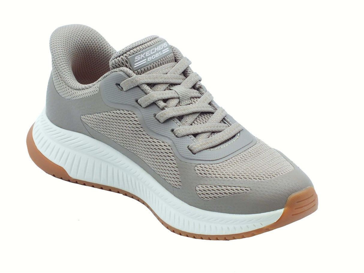 Skechers Skechers 117624 Bobs Squad Stample Look Taupe Scarpe Sportive per Donna in sintetico Taupe