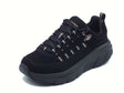 Skechers Skechers 150106 D'lux Walker Golden Step Black Scarpe Sportive per Donna in pelle e sintetico nero Black